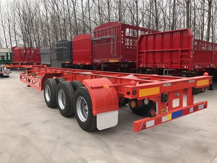 40ft Skeleton Semi Trailer for Port Intermodal Transportation